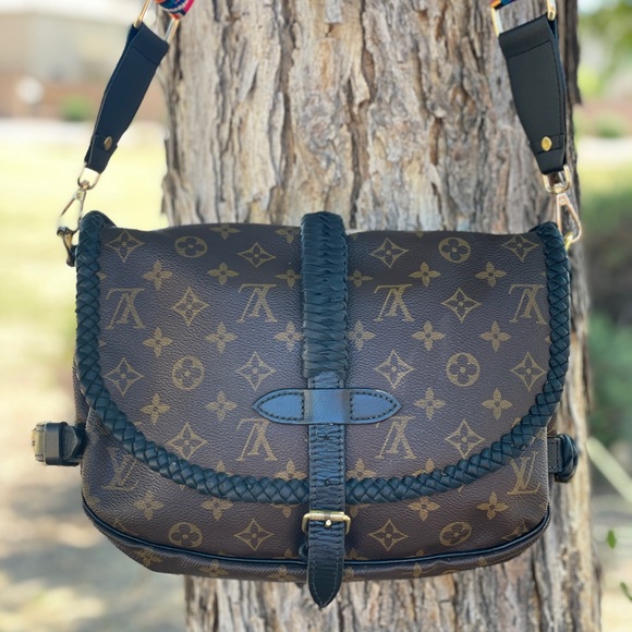 💝 ART handmade 💖 Louis Vuitton Saumur 30 bag - Picture 3 of 16